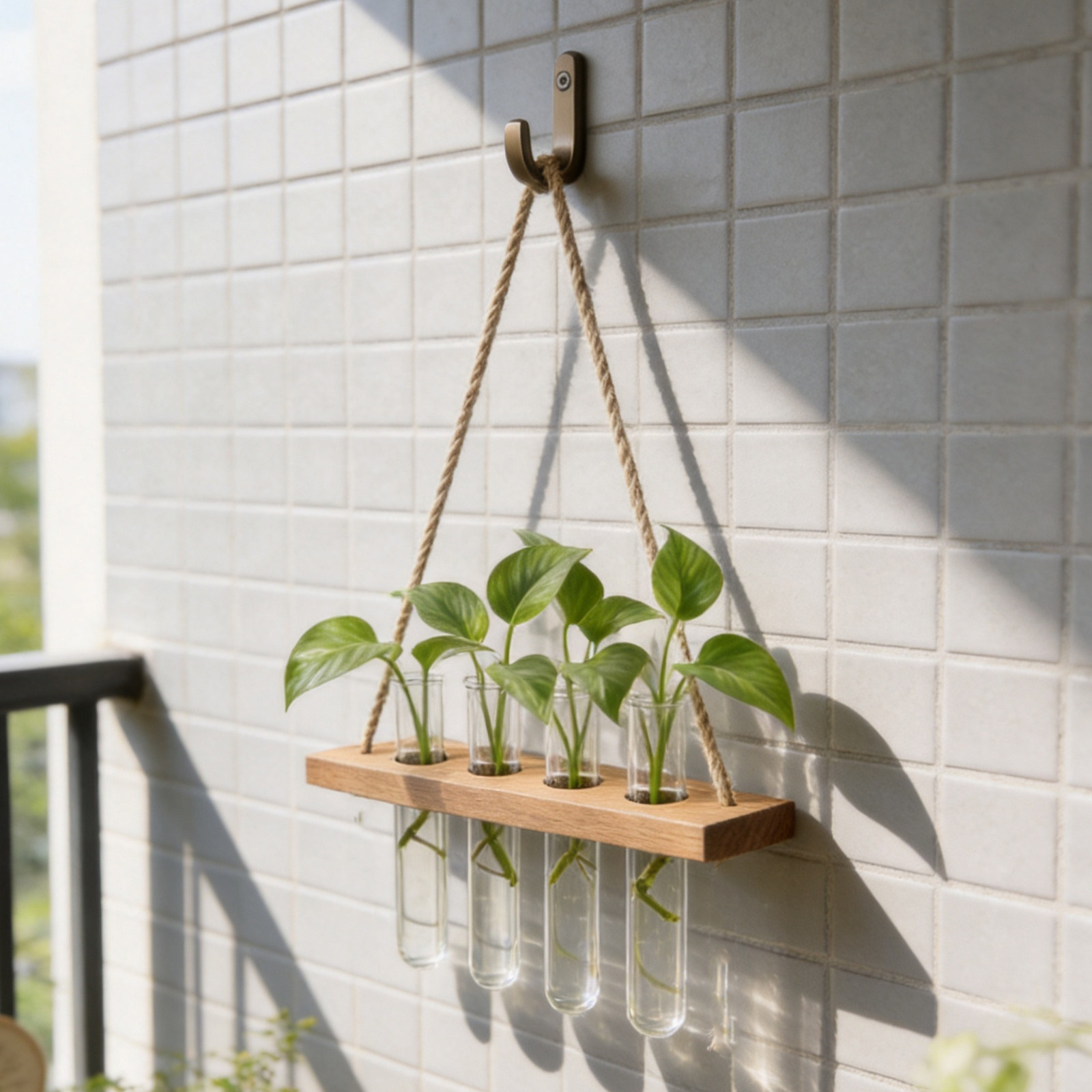 Wood Stand Plant Propagation S - огляд і ціна Propagation Station Vase