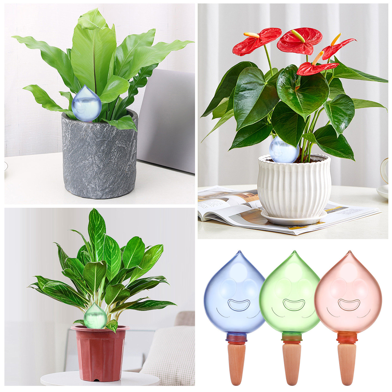 3Pcs Automatic Watering Globes - огляд і ціна Self Watering Insert